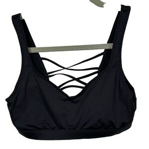 VICTORIA SPORT Sexy Black sports bra size Small with strappy cris cross back